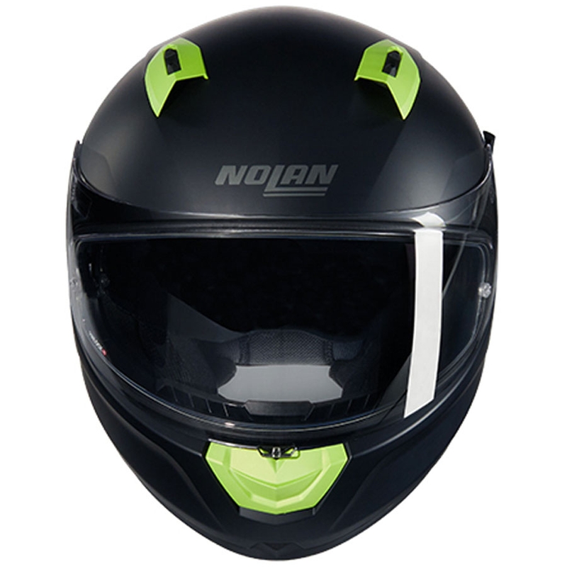 Casco integrale da moto Nolan N60-6 Classico Nobile nero opaco-verde
