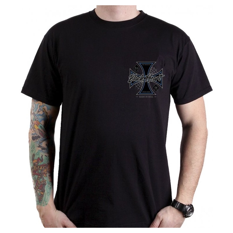 Pánské triko Black Heart Chopper Cross