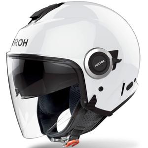 Casco moto aperto Airoh HELYOS Colore bianco lucido