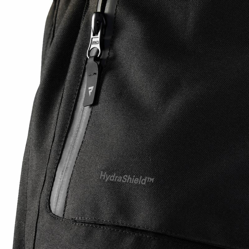 Giacca da motociclista Rebelhorn Hiker IV, nera-grigio scuro-rossa