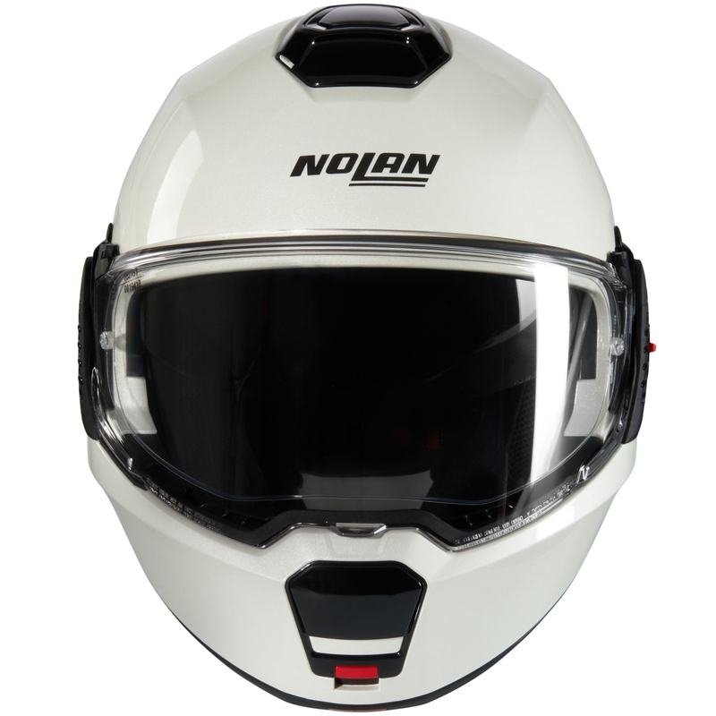 Casco moto apribile Nolan N120-1 Classico Nobile N-COM 320 bianco