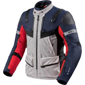 Giacca da moto Revit Defender 3 GTX rosso-blu
