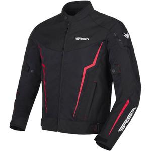 Giacca da moto RSA Bolt nero-bianco-rosso