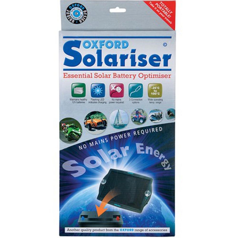 Caricabatterie solare Oxford Solariser da 12 V