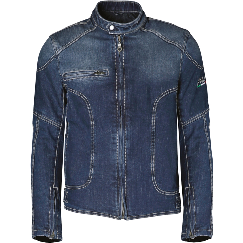 Giacca da motociclista PMJ Miami blu Saldi