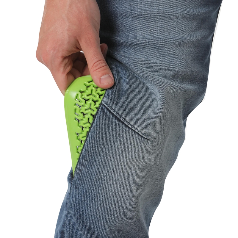 Protezioni per ginocchia da moto PMJ B-SOFT Unisex verde Saldi