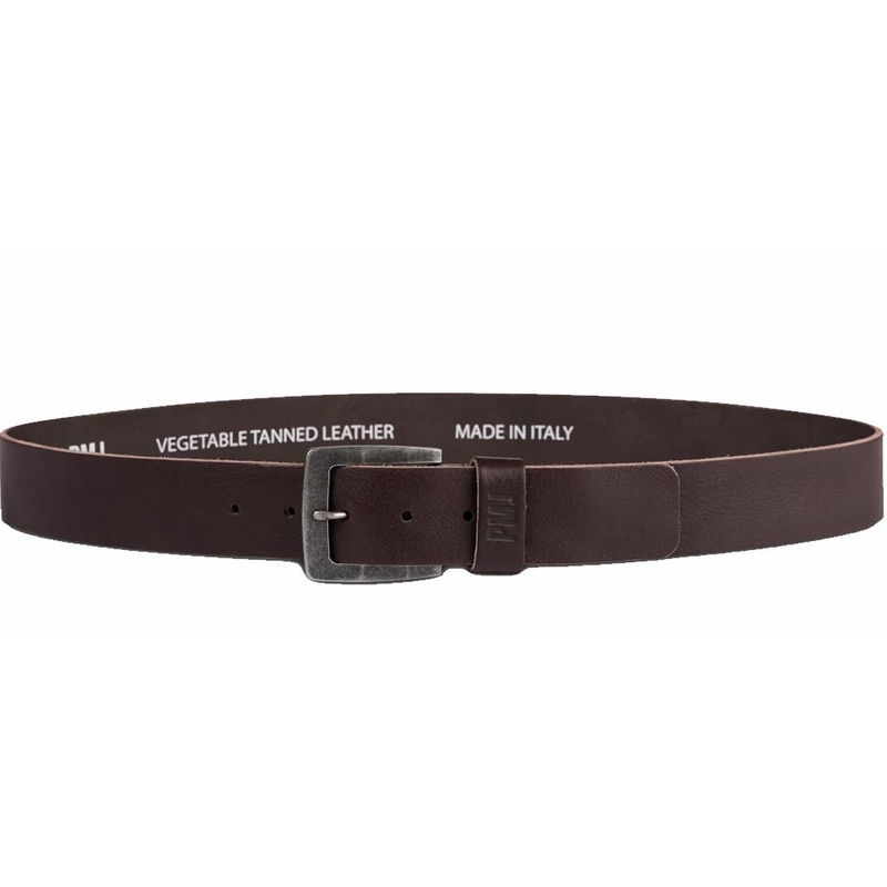 Cintura in pelle per motociclista PMJ Leather Belt marrone Saldi