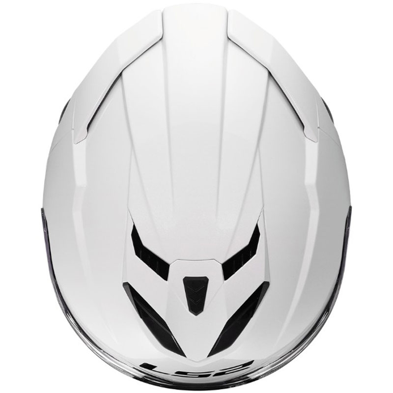 Casco integrale da moto LS2 FF818 Storm III Solid bianco lucido