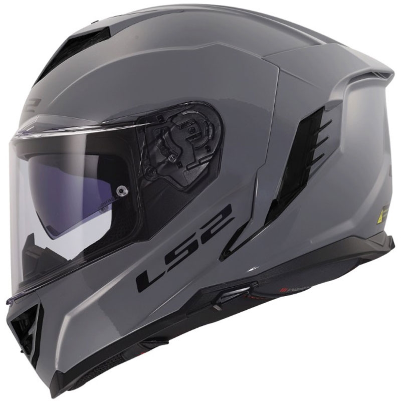 Casco integrale da moto LS2 FF818 Storm III Solid grigio lucido