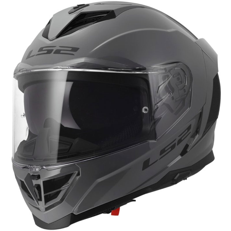 Casco integrale da moto LS2 FF818 Storm III Solid grigio lucido