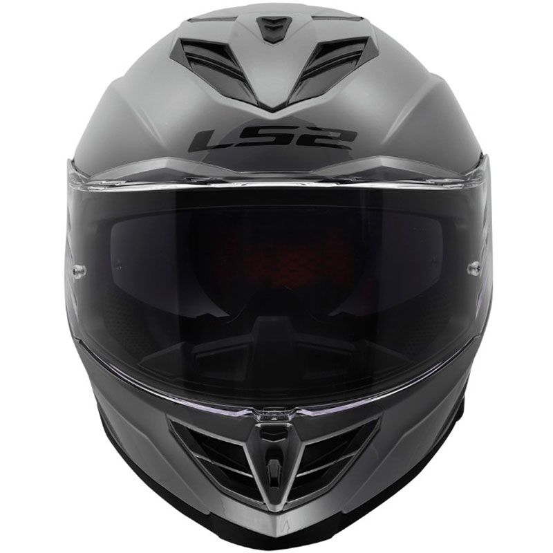 Casco integrale da moto LS2 FF818 Storm III Solid grigio lucido
