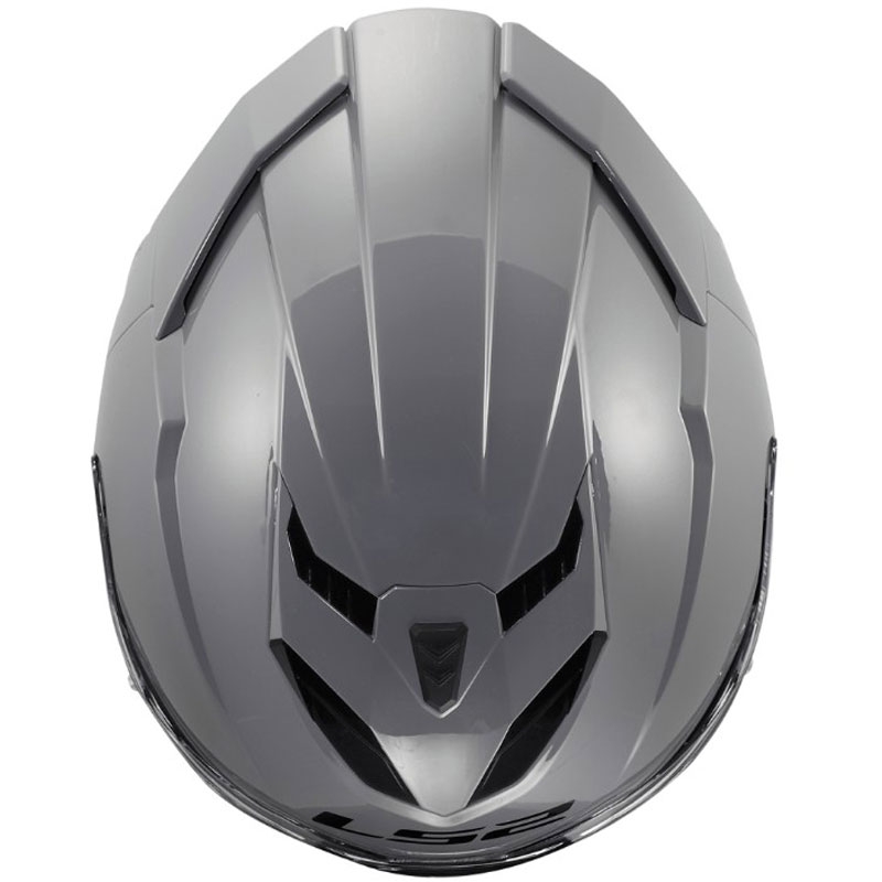 Casco integrale da moto LS2 FF818 Storm III Solid grigio lucido