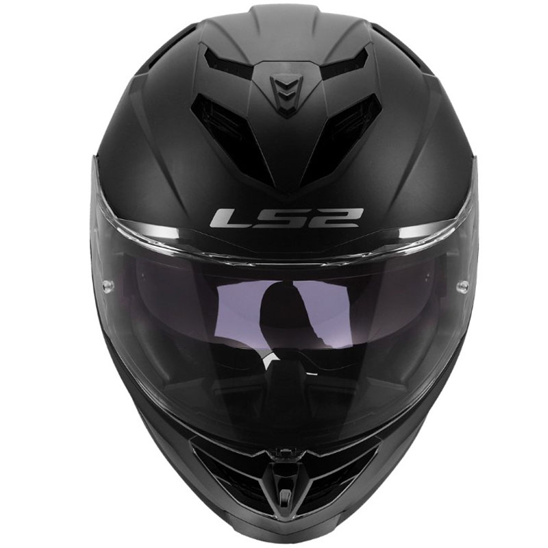 Casco integrale da moto LS2 FF818 Storm III Solid nero opaco