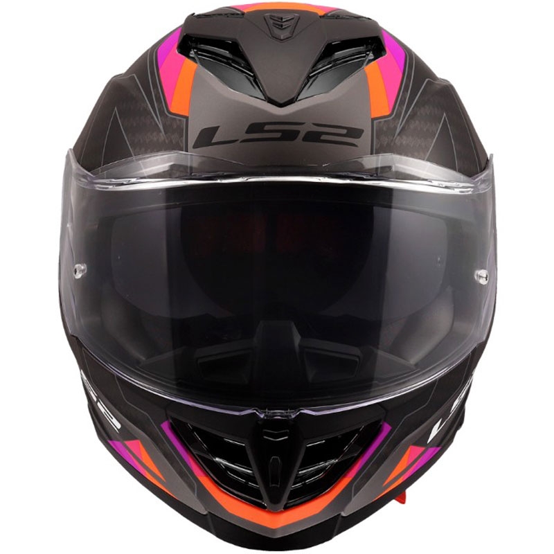 Casco integrale da moto LS2 FF818 Storm III Sports grigio-viola opaco
