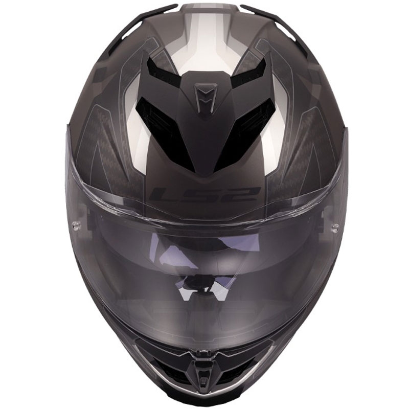 Casco integrale da moto LS2 FF818 Storm III Sports nero opaco-grigio