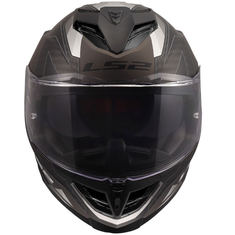 Casco integrale da moto LS2 FF818 Storm III Sports nero opaco-grigio