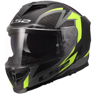Casco integrale da moto LS2 FF818 Storm III Dynamo nero-giallo