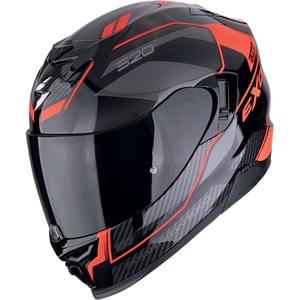 Casco moto integrale Scorpion EXO-520 EVO AIR LENA nero-rosso Saldi