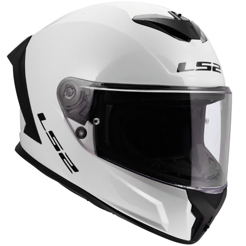 Casco integrale da moto LS2 FF820 Rapid III Solid bianco lucido