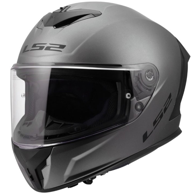 Casco integrale da moto LS2 FF820 Rapid III Solid titanio opaco