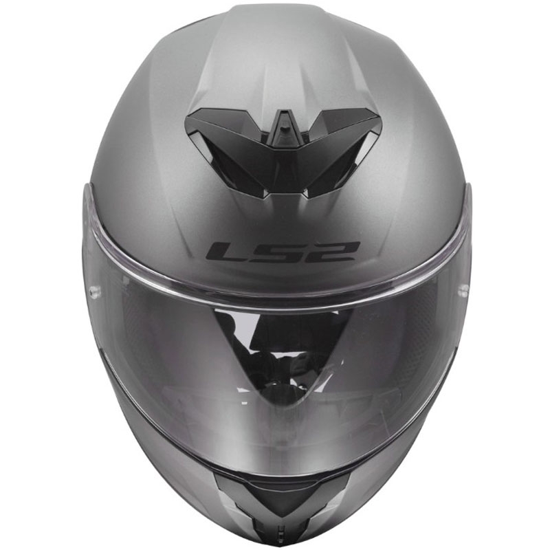 Casco integrale da moto LS2 FF820 Rapid III Solid titanio opaco
