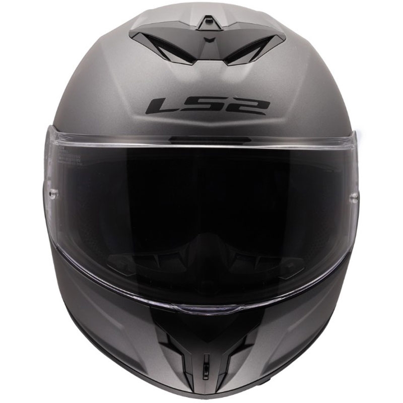 Casco integrale da moto LS2 FF820 Rapid III Solid titanio opaco