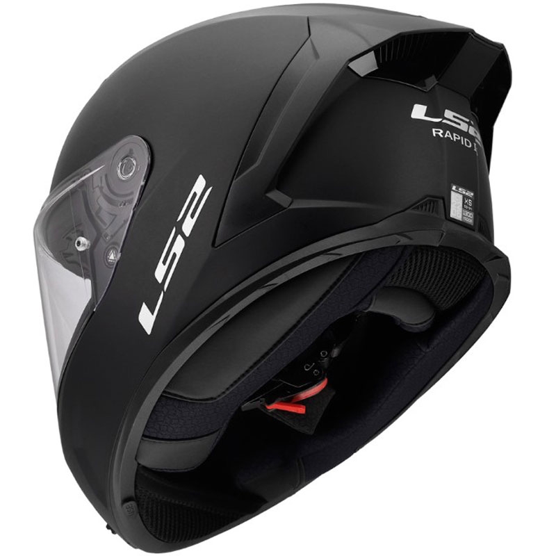 Casco integrale da moto LS2 FF820 Rapid III Solid nero opaco