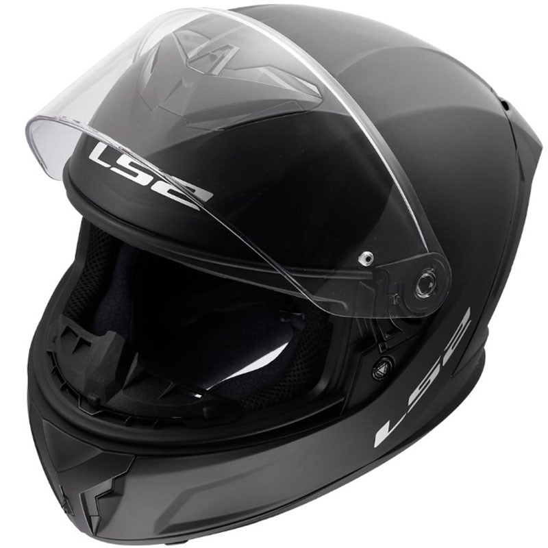 Casco integrale da moto LS2 FF820 Rapid III Solid nero opaco