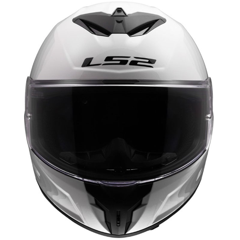 Casco integrale da moto LS2 FF820 Rapid III Flow bianco-grigio lucido