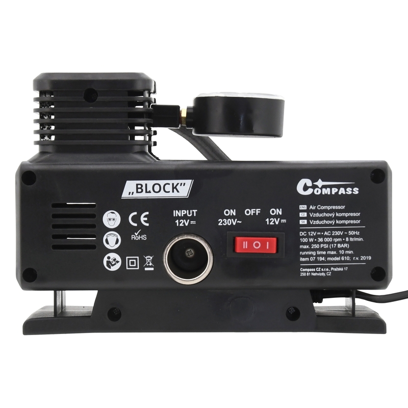 Kompresor 12/230V Block TÜV/GS