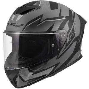 Casco integrale da moto LS2 FF820 Rapid III Xtrem nero opaco-grigio