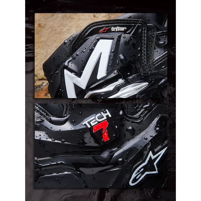 Stivali da moto Alpinestars Tech 7 Enduro Drystar neri