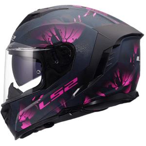 Casco integrale da moto LS2 FF818 Storm III Burst Nero-Rosa