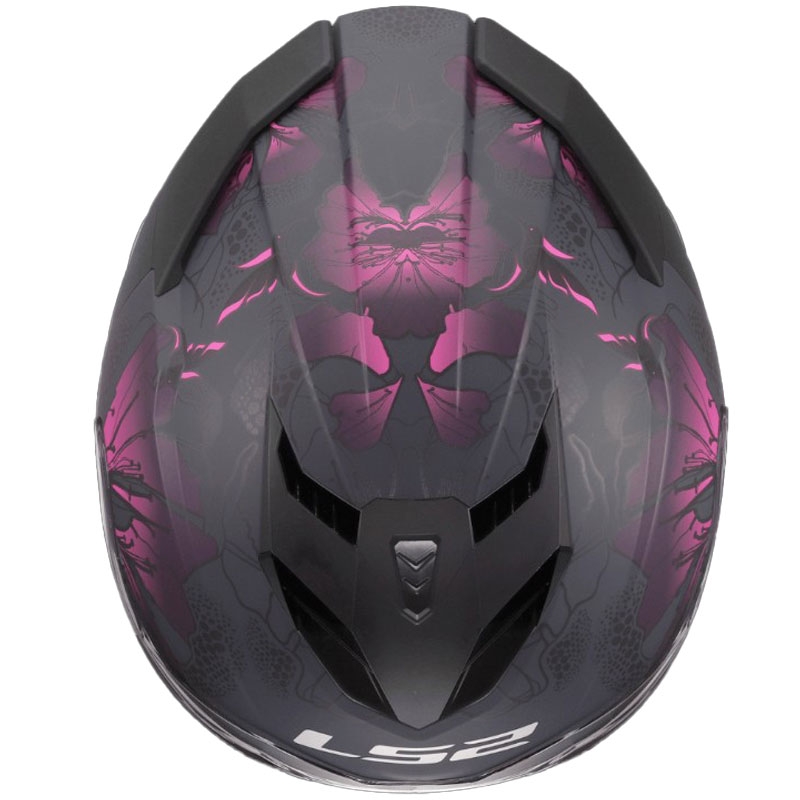 Casco integrale da moto LS2 FF818 Storm III Burst Nero-Rosa