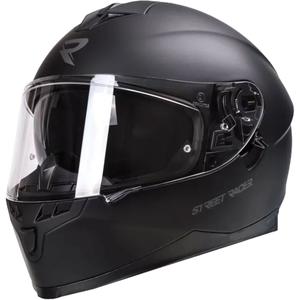 Casco moto integrale Street Racer Magna nero opaco