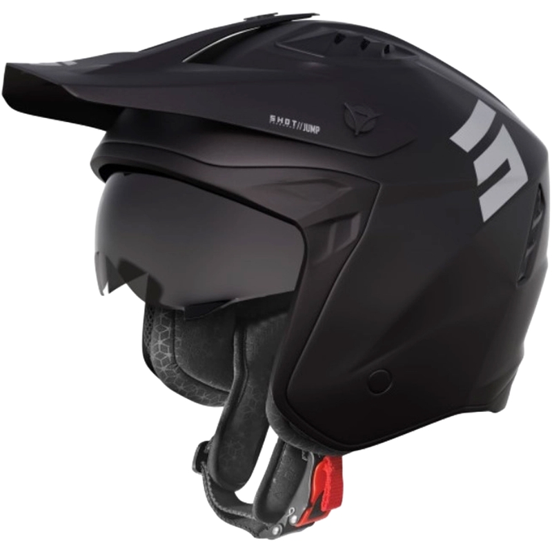 Casco moto Shot Jump nero opaco