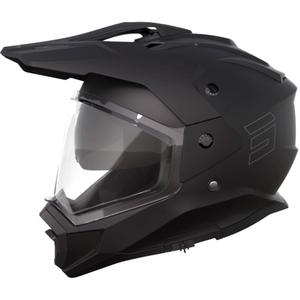 Casco Enduro Shot Trek nero opaco