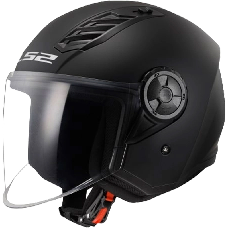 LS2 OF616 Casco moto aperto Airflow II Solid Matte Black