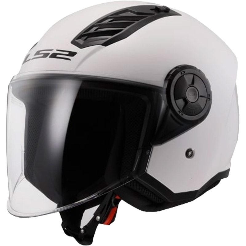 LS2 OF616 Casco moto aperto Airflow II Solid Gloss White