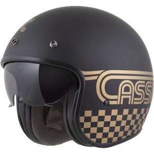 Casco da moto aperto Cassida Oxygen 2.0 Rondo nero opaco-oro