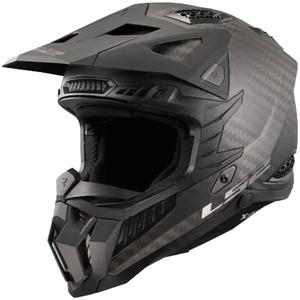 Casco da motocross LS2 MX703 C X-FORCE CARBON nero opaco