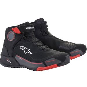 Stivali da moto Alpinestars CR-X Drystar Honda Collection nero-rosso-grigio