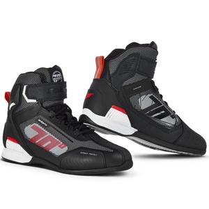 Stivali da moto SEVENTY DEGREES SD-BR2 Veloce nero-rosso