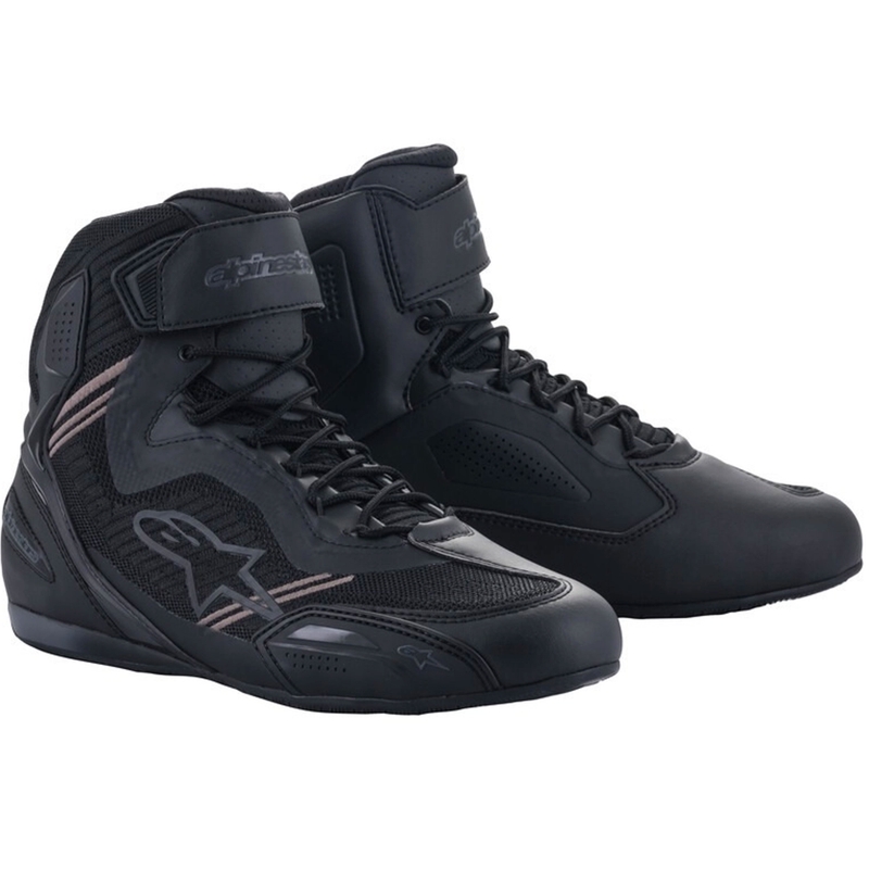 Stivali da moto Alpinestars Faster 3 Rideknit Nero-Nero