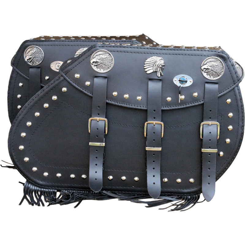 Borse in pelle per moto RSA S771 nere