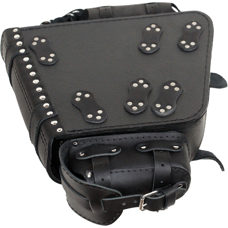 Borsa da moto in pelle RSA S49 HD Softail nera