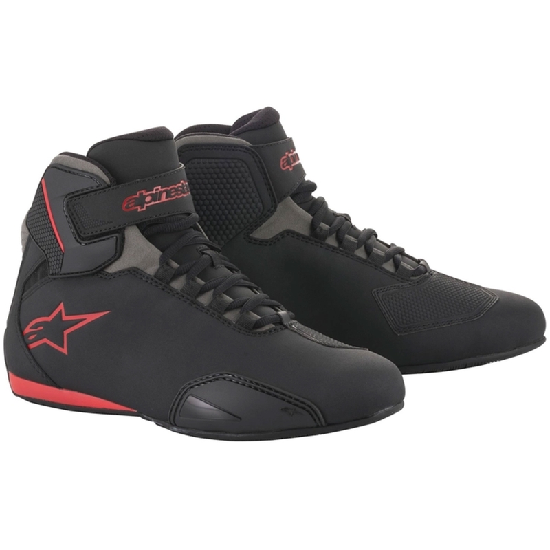 Stivali da moto Alpinestars Sector neri e rossi