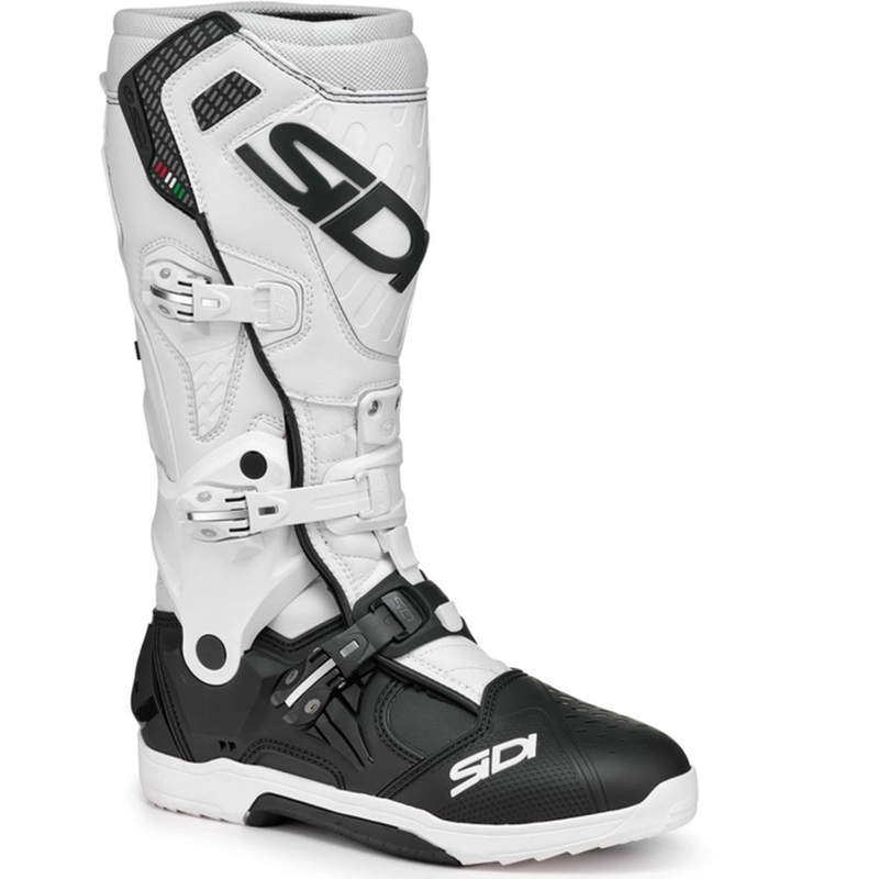Stivali da moto SiDi Crossair bianchi e neri