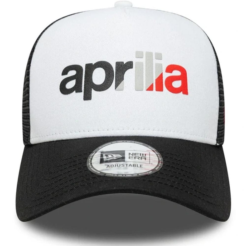 Cappellino Aprilia 9forty Be A Racer con logo nero-bianco