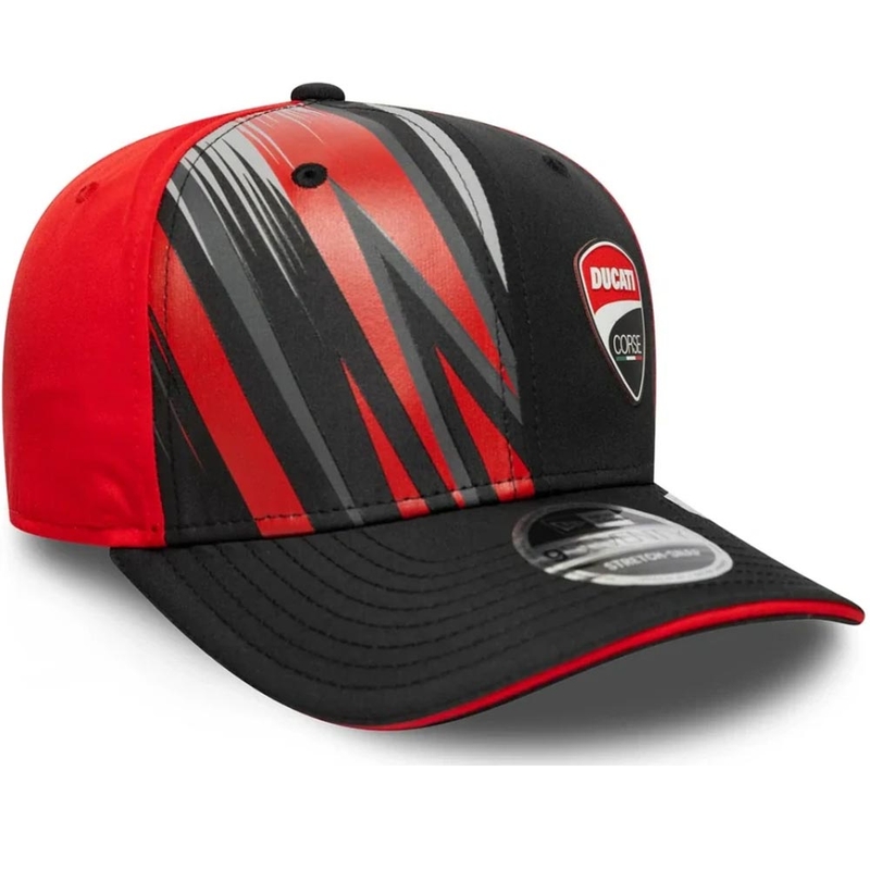 Cappellino Ducati Corse 9SEVENTY con logo rosso-nero